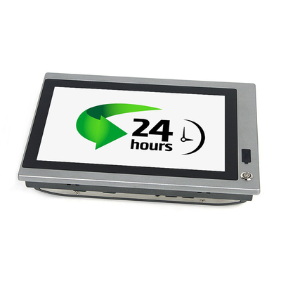 2 COM de la FUGA 2 PC industrial J1900 del tacto de 10 pulgadas con Front Switch/USB