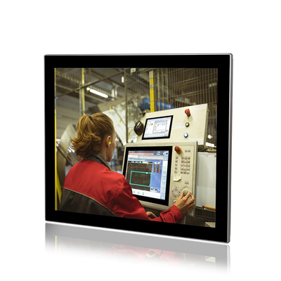 Resolución 1280 x 1024 pantalla táctil industrial de la PC del panel de 17 pulgadas con DC EN 9V~36V