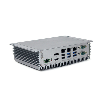 SSD integrado Fanless 3xRJ45 Lan Linux/Win10 de Mini Computer J6412 DDR4 M.2 favorable