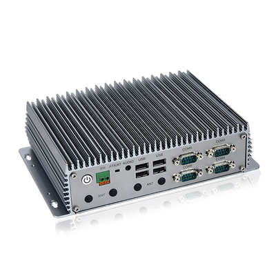 El 12mo patio de la GEN J6412 de la mini PC industrial Fanless quita el corazón a 2.0GHz 3xLAN RS232 RS422 RS485