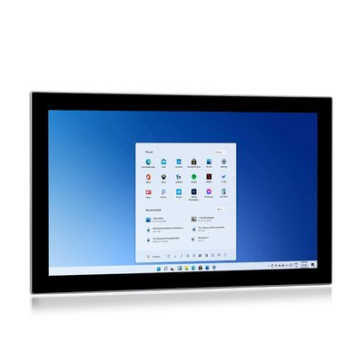 21&quot; resolución capacitiva 1920 x de la PC IP65 de la pantalla táctil red dual 1080