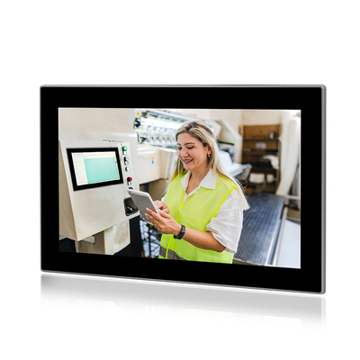 Certificación Intel J6412 1920 x 1080 de la FCC RoHS del CE del panel de 13.3&quot; LCD Fanless