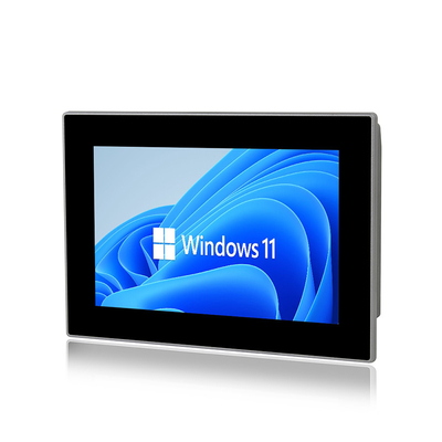 10 pulgadas J6412 todo en una PC industrial HMI Panel táctil PC con 3 LAN