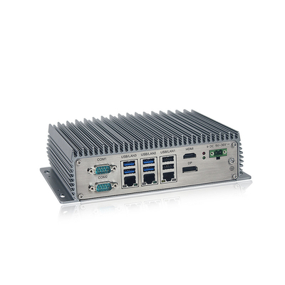Ordenador integrado rugoso quad-core del ODM J6412 del OEM Fanless con 8xUSB