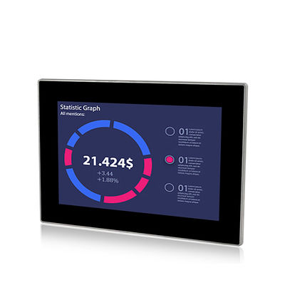 PC resistente Windows del panel de agua de 1280x800 SUS304 10 35W capacitivos