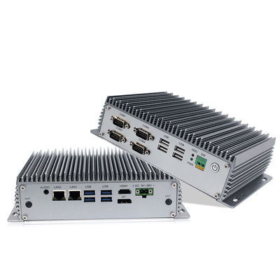 PC dual del ODM I5 8265U 24vdc Lan Industrial Embedded Box para los sistemas de IOT