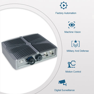 PC Fanless industrial dual de Lan Desktop 2USB mini, IP67 al aire libre I5 Fanless Mini Pc