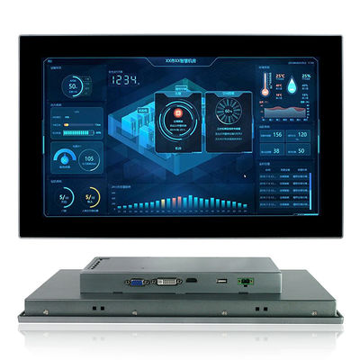 monitor industrial 17,3” VESA 100X100 de la pantalla táctil de 400cd/M2 AC240V