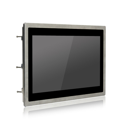 Monitor lleno de acero inoxidable Ip66 Ip69k SUS304 de Hd de la pantalla táctil de la prenda impermeable