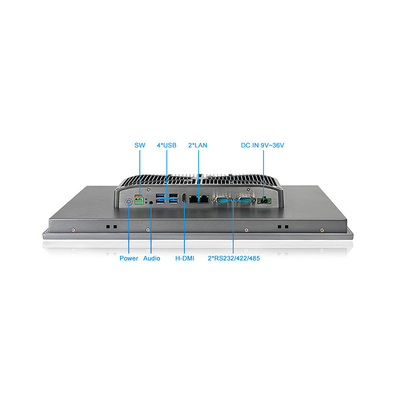 17&quot; PC integrada Windows11 Fanless todo del panel táctil en una PC capacitiva del panel táctil