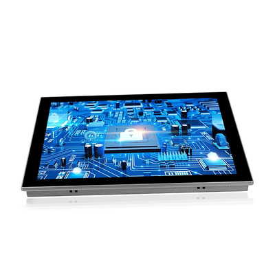 PC industrial de la pantalla táctil de Gen Core I3 PCAP de la PC industrial del panel del frente IP66 8va