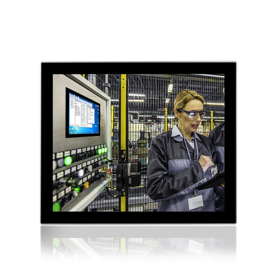 PC industrial integrada del panel táctil de 19 pulgadas de la aleación de aluminio con la certificación de la FCC del CE