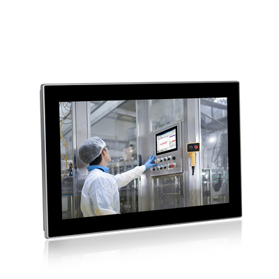 Montaje en la pared 13,3” FHD todo de la PC de Mini Industrial Touchscreen en un 10 puntos de la base I5 del tacto