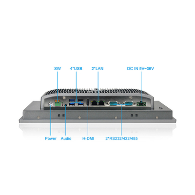J1900  / La PC industrial 12 del panel táctil I3/I5/I7 avanza lentamente la ayuda Windows 10/11