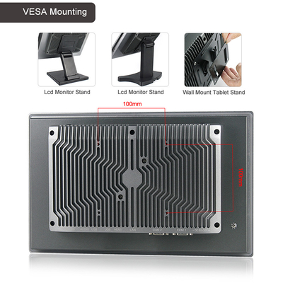 TPM 2,0 12&quot; prenda impermeable industrial del frente IP65 de Intel Core I7-8565U de la PC del tacto