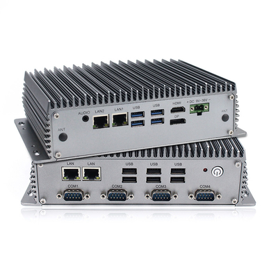 PC integrada industrial Dual Core 2.1GHz de la caja de la CPU de I3-8145U con 4 X RS232