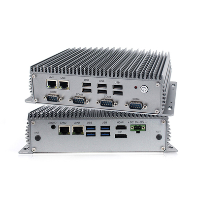 DC 9V - 36V mini PC industrial Fanless Windows 10/Linux TPM 2,0 Intel 8vo Skylake-U SOC