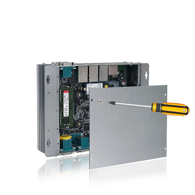 Puertos integrados industriales Fanless de Gen Intel Elkhart Lake J6412 3XLAN de la PC de la caja 12mos
