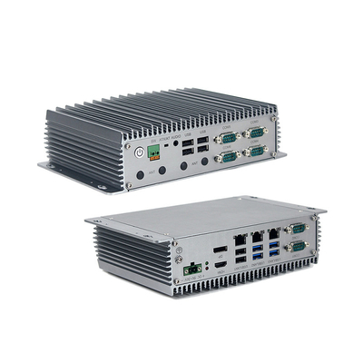 Puertos integrados industriales Fanless de Gen Intel Elkhart Lake J6412 3XLAN de la PC de la caja 12mos