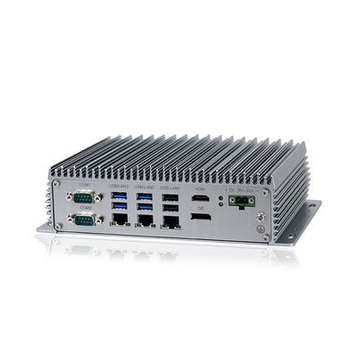 PC Fanless industrial rugosa DC24V Wins10 del OEM mini/LAN de Linux 3