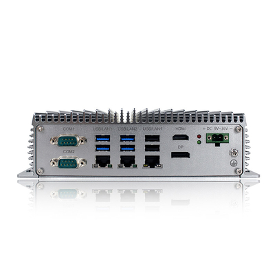 J6412 mini PC Fanless industrial de LAN Desktops Computer WIN10 LINUX RS232 RS485 de la PC 3