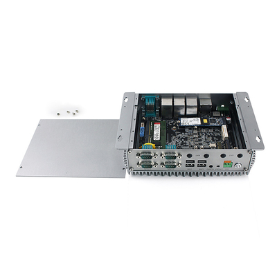 Pequeña COM Fanless del LAN 10 USB 6 de la PC 3 de Intel Celeron J6412 del ordenador de la caja mini