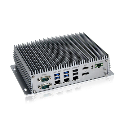 J6412 mini PC Fanless industrial de LAN Desktops Computer WIN10 LINUX RS232 RS485 de la PC 3