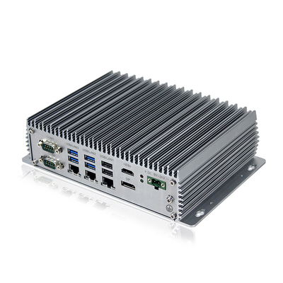 Pequeña COM Fanless del LAN 10 USB 6 de la PC 3 de Intel Celeron J6412 del ordenador de la caja mini