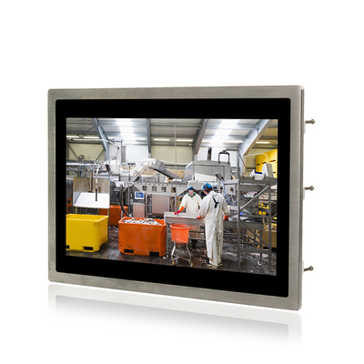 PC con pantalla grande del panel de Vesa Wall Mounted Capacitive Touch de la PC impermeable 13,3 del panel IP67”