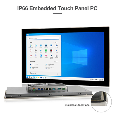 24 ordenadores I5-8265U Windows de la pantalla táctil de la pulgada 11 RS485 RS232