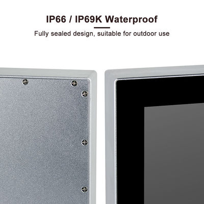 J1900 24 PC industriales del panel de la prenda impermeable IP69K del panel táctil de la pulgada