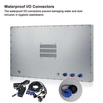 1920 x 1080 prenda impermeable industrial Intel Core I3-6100U del panel táctil IP69K de HMI