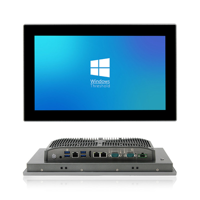 13.3&quot; LCD Intel J6412 Industrial HMI PC con pantalla táctil montada en panel con 2 RS485