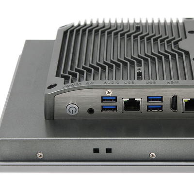 Certificación Intel J6412 1920 x 1080 de la FCC RoHS del CE del panel de 13.3&quot; LCD Fanless