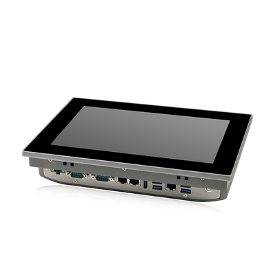 PC con panel resistente Intel J6412 PC con panel táctil capacitivo de 10 puntos IP65 con 3xRJ45