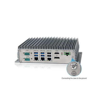 Alta ventana Fanless industrial potente Linux de la PC J6412 USB de Celeron mini con Wifi
