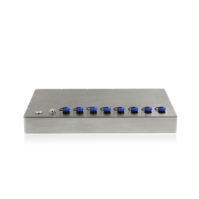 Todos en un conector impermeable industrial de la entrada-salida de la PC IP66 IP69K M12 de la pantalla táctil