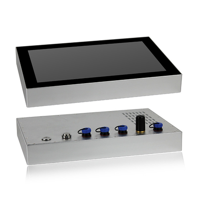 12,1” soportes impermeables al aire libre I5-6200U Fanless de la pared de la PC de la pantalla táctil de TFT LED