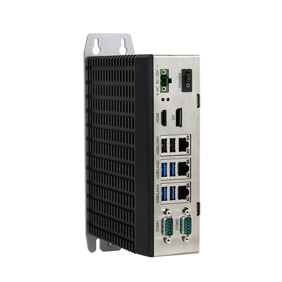 PC Fanless industrial Windows10/11 8gb del carril del estruendo mini con el LAN de 3 X