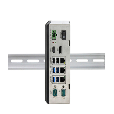 PC de Barebone de mini Ethernet industrial de la PC J6412 3 de la caja de la aleación de aluminio mini