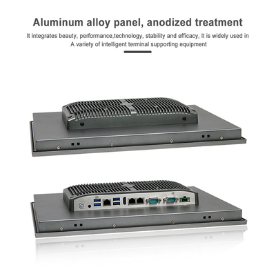Industrial todo en una CPU integrada Fanless J6412 X6425E de la PC del panel de HMI