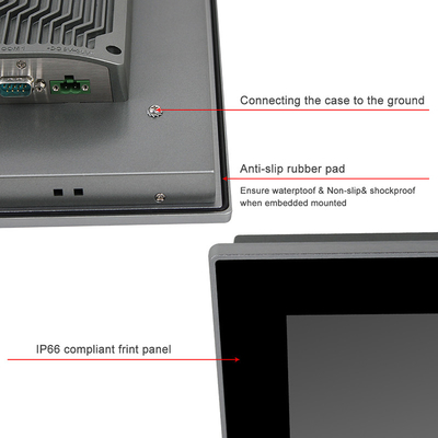 15 la PC industrial Windows10 Iot del ordenador de la pulgada J6412 proyectó la PC capacitiva de la pantalla táctil