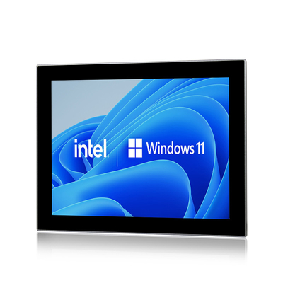 15&quot; pantalla táctil capacitiva Fanless rugosa de la PC X86 Windows11 del panel del montaje en la pared IP65
