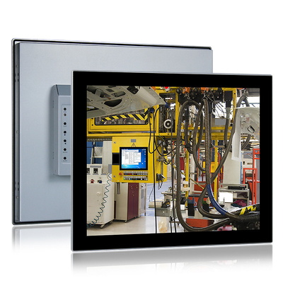 monitor capacitivo del tacto 17inch industrial con brillo de la exhibición 400 24VDC