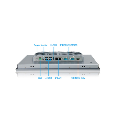 Alta PC industrial toda del panel táctil del brillo HMI PCAP en el un panel