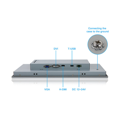 18,5” todos los   en monitor industrial del panel del   del   uno integraron tacto capacitivo del  