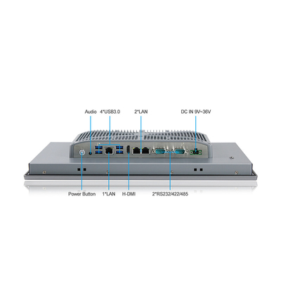 Industrial integrada Fanless todo en una PC J1900 J6412 de la pantalla táctil