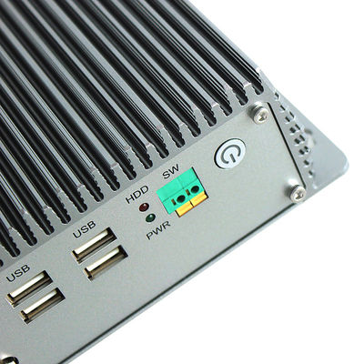 Pequeña CPU industrial rugosa 2 de COM 8 USB RS232 RS485 8vo del LAN 4 del ordenador