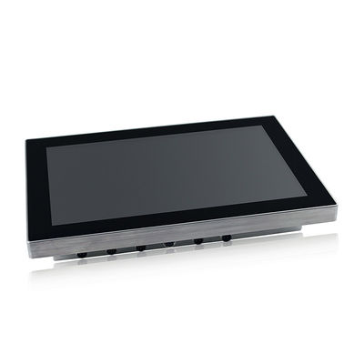Pantalla táctil Fanless impermeable industrial de la PC del panel Ip66 del 12in con el caso de acero inoxidable
