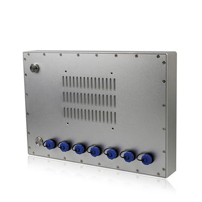 Prenda impermeable industrial de escritorio del ordenador de la pantalla táctil Win7 para el infante de marina